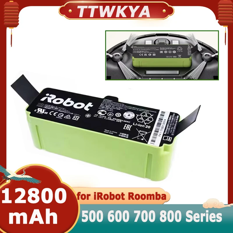 

Original For iRobot Roomba 14.4V 6500mAh Battery Roomba 500 600 700 800 Series Vacuum Cleaner iRobot roomba 620 770 780 580 Part