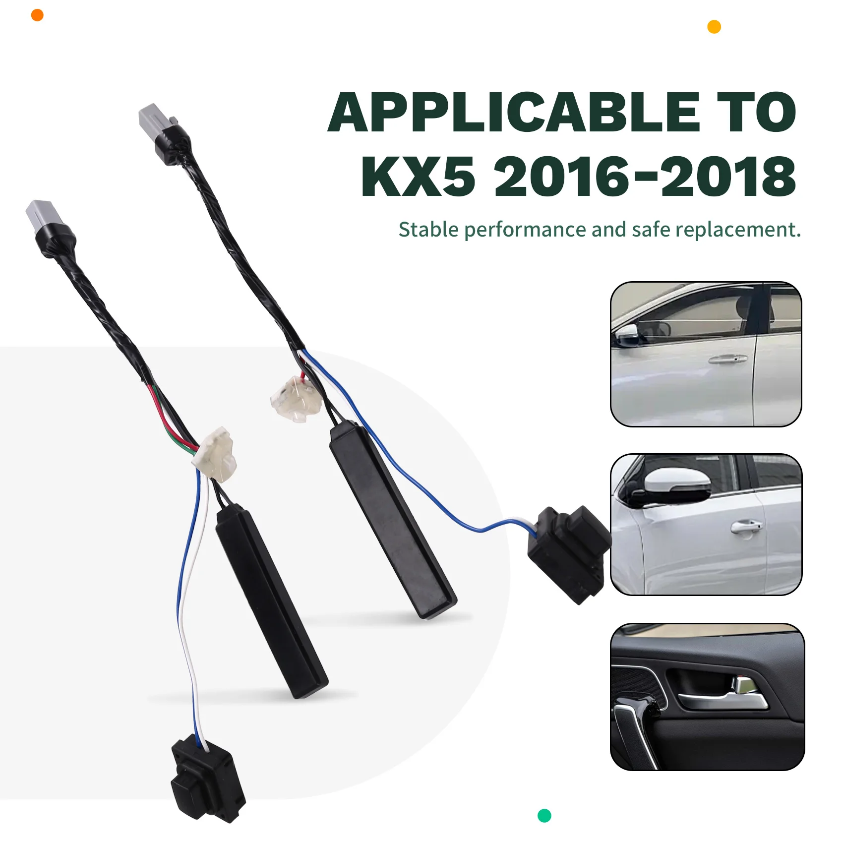 لكيا KX5 سبورتاج QL 2016 مقبض الباب الأمامي زر صغير 82657-D9000 82658-D9000 قطع غيار السيارات LH & RH #1