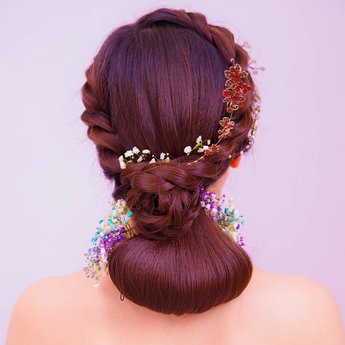 

Elegant Wedding Headdress Rhinestone Hair Band Bridal Headwear Lightweight Alloy Easy to Attach Perfect for Bride Special Day