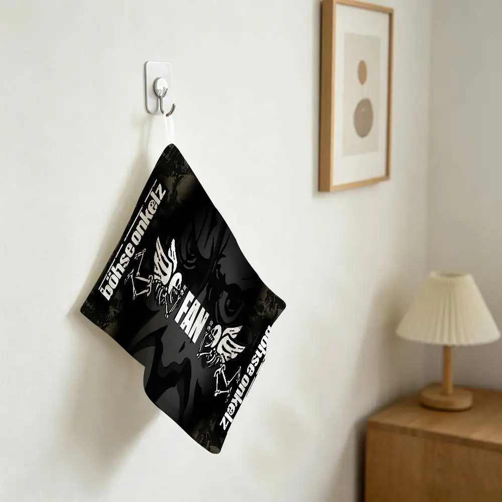 Germany Bohse Onkelz Reusable Hanging Kitchen Towel, Polyester Cotton Soft Fabric For Office Home Daily Life