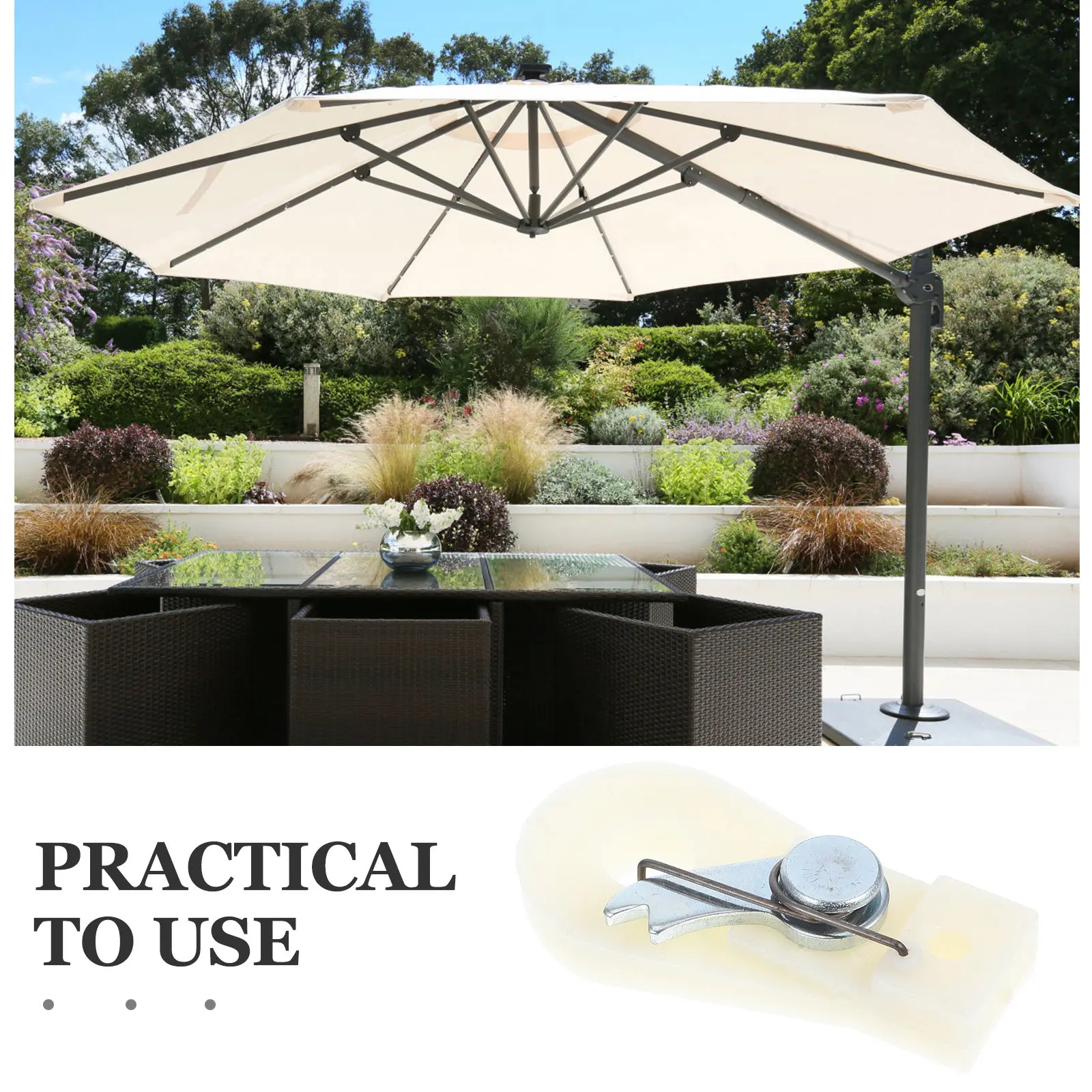 Outdoor Sunshade Umbrella Crank Handle Replacement Part Tilt Mechanism Adjustable Patio Umbrella Accessory Repair Parts