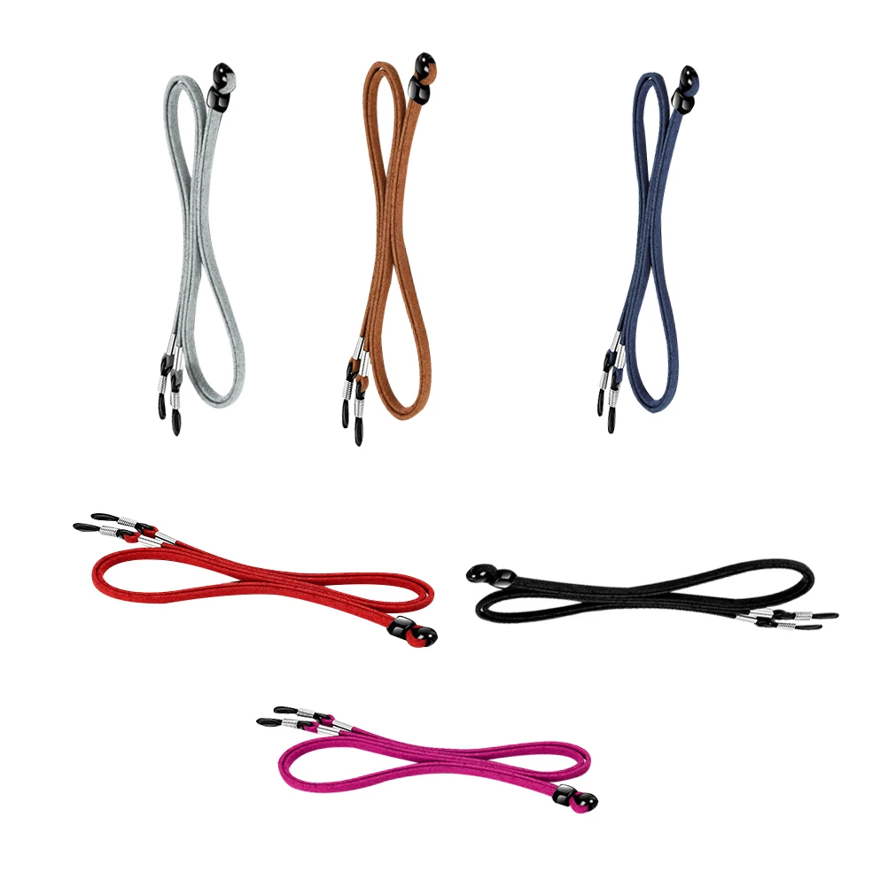 

6pcs Eyeglasses Straps Durable Adjustable Cords For Running Hiking Cycling Anti-Slip Glasses Straps Safe Strings Glasses
