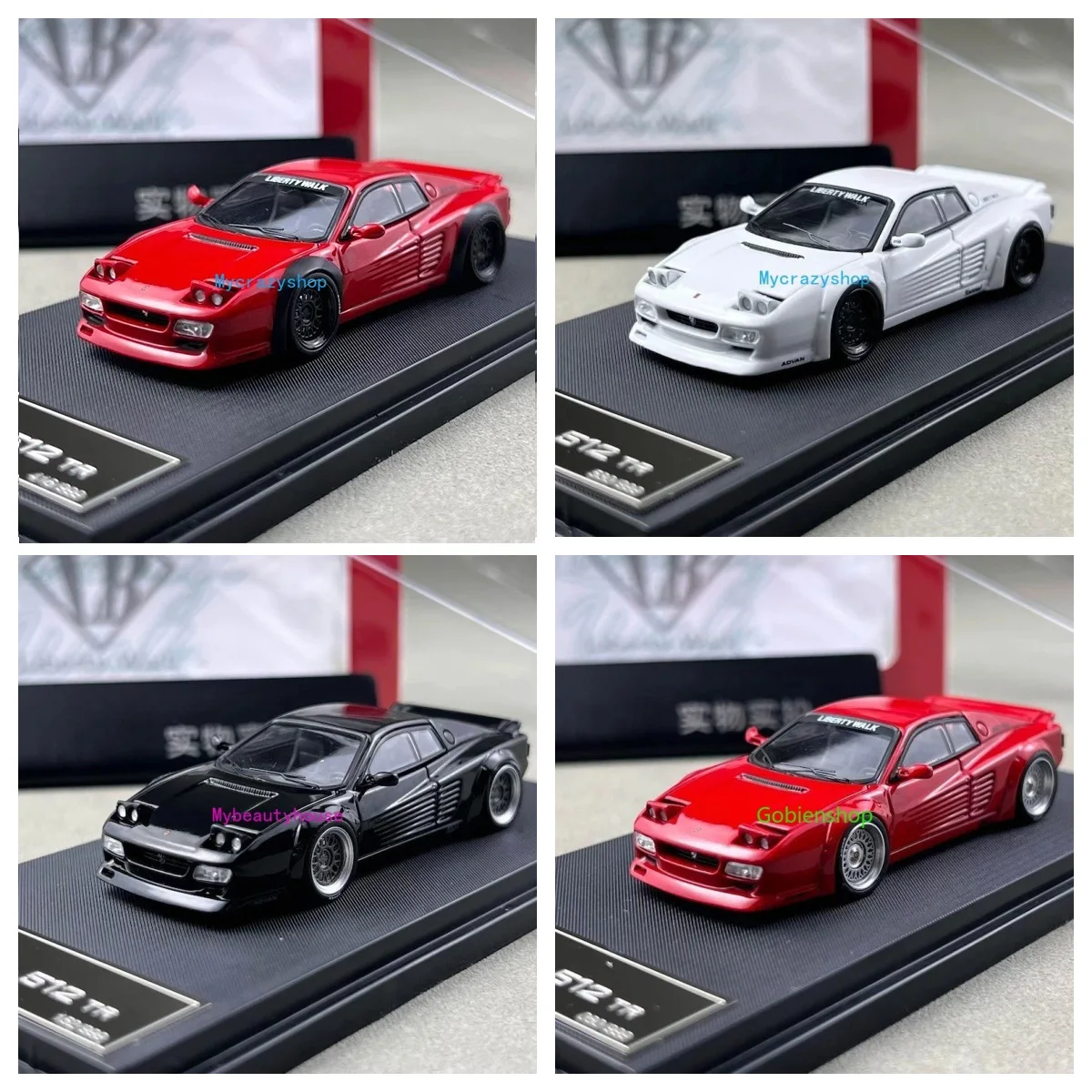 

Star 1:64 Testarossa 512TR LB Works Sports Model Diecast Display Car
