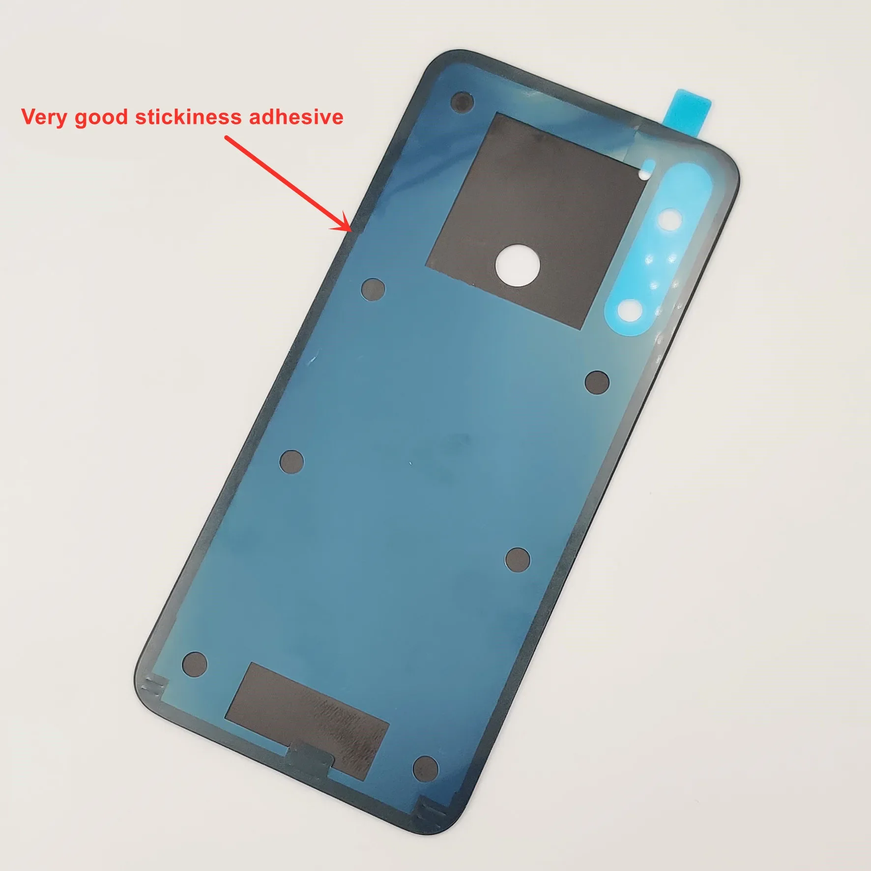 Glass Back Door Lid For Xiaomi Redmi Note 8 Hard Battery Cover Rear Housing Panel Shell Case + Sticker Adhesive Glue