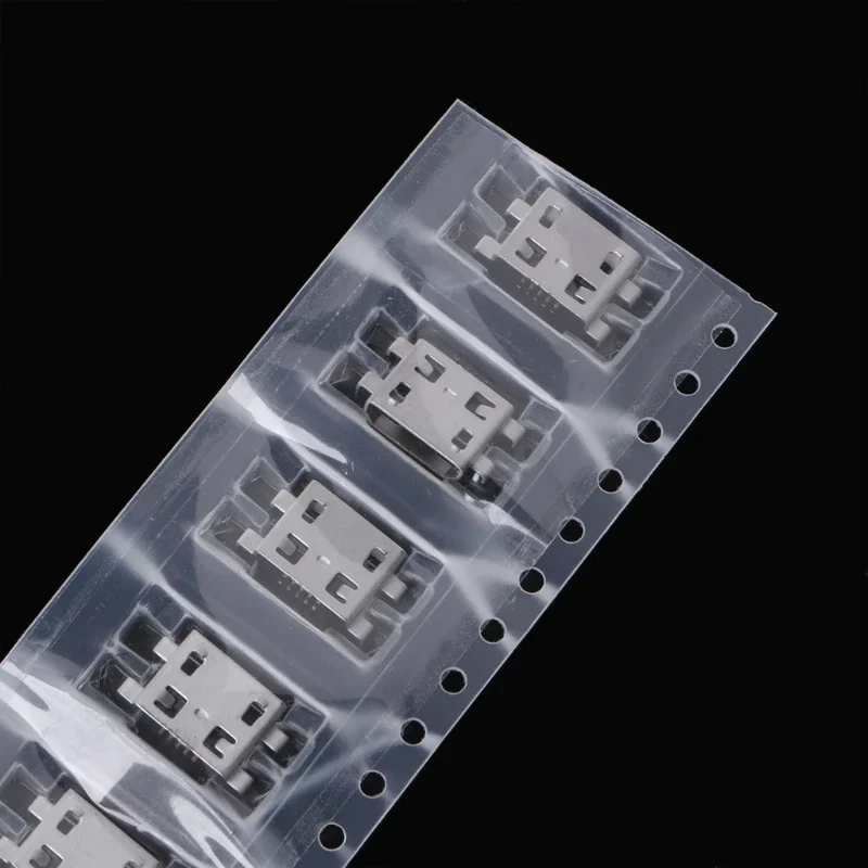 10 Pcs Type Micro USB 5 Pin Female Mount Connector Port Socket