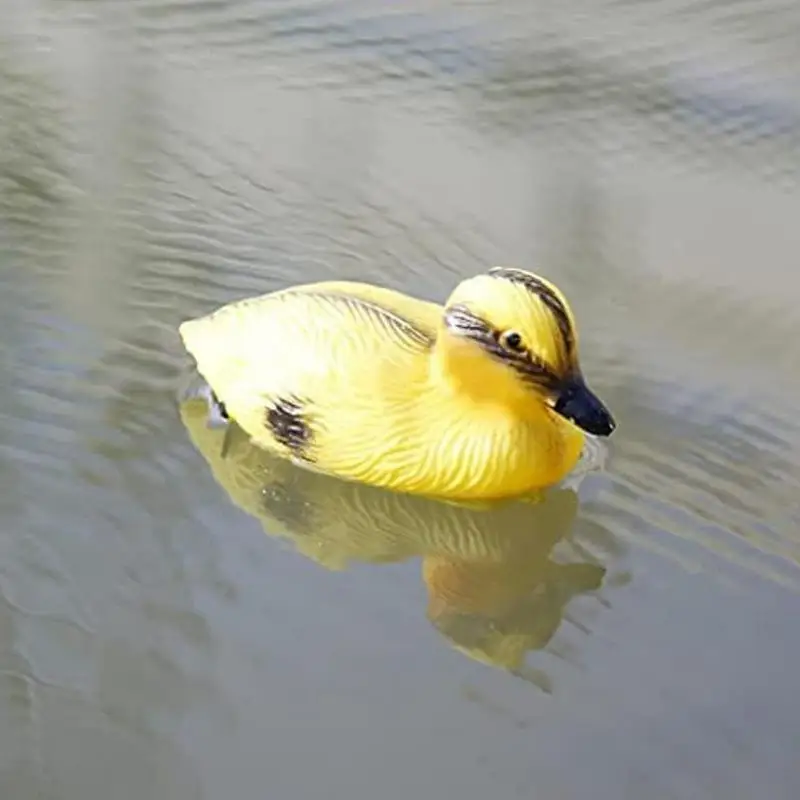 Floating Pond Ducks Realistic Miniature Figurines Floating Duckling Decoys Floating Duckling Decoy Realistic Animal Outdoor