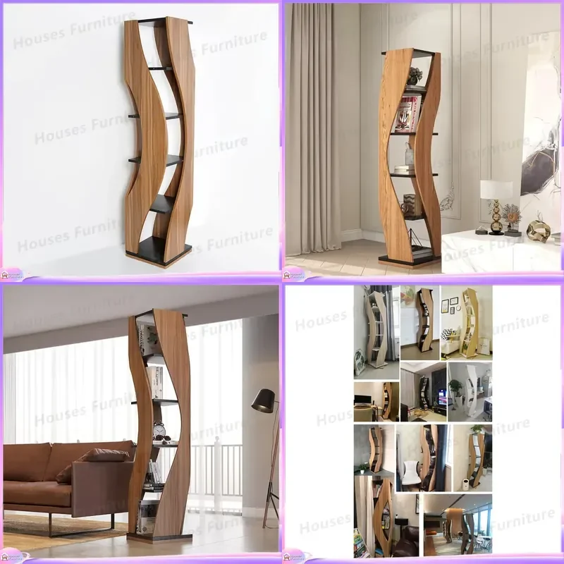 360 Degree Rotating Shoe Cabinet Modern Simple Storage Corner Rack Creative Display Shelf Home Entryway Organizer Furniture