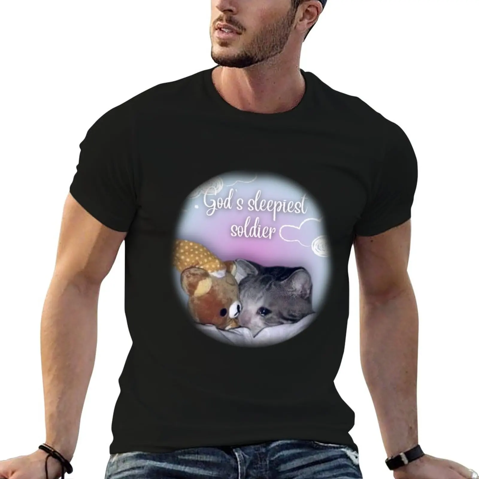 Copy of EEPY SLEEPY CAT T-ShirtT-Shirt designer shirts graphic shirts mens graphic t-shirts anime