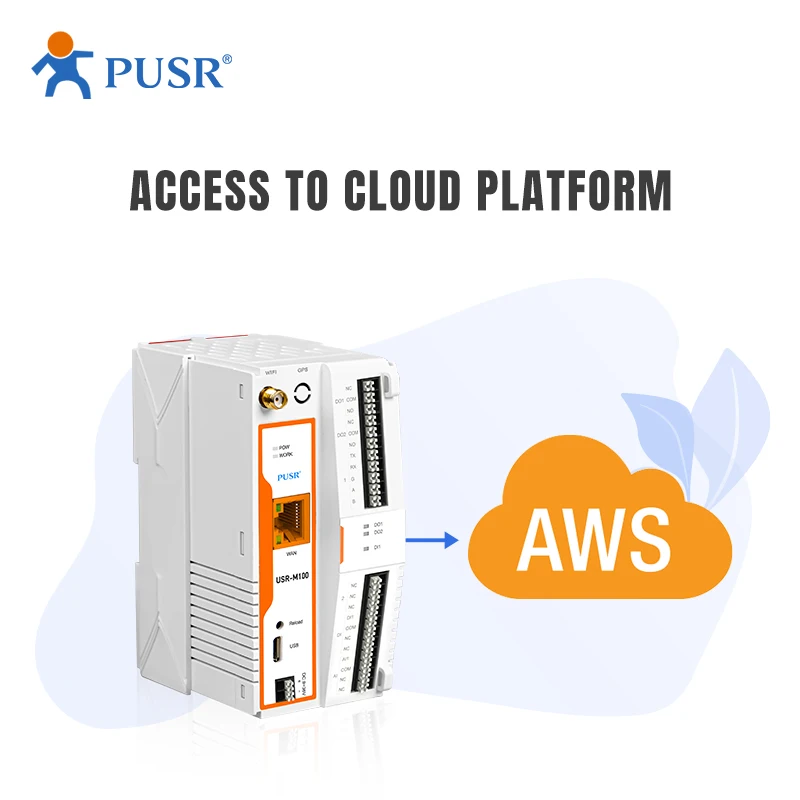 PUSR USR-M100-ARD Desenvolvimento Industrial IoT Gateway, Suporta Linguagem C Ardunio Secundária, Chipset ESP32