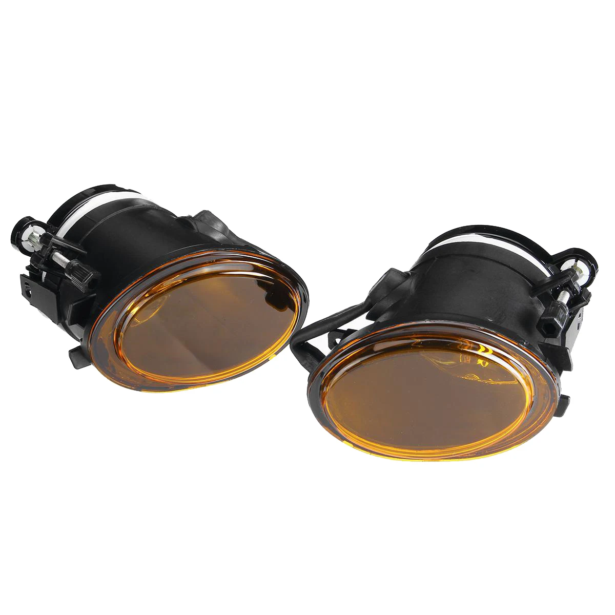 2PCS Car Front Fog Lights Fog Lamp Yellow Replacement for-BMW E46 M3 Mtech II E39 M5 2001-2006 63177894017 63177894018