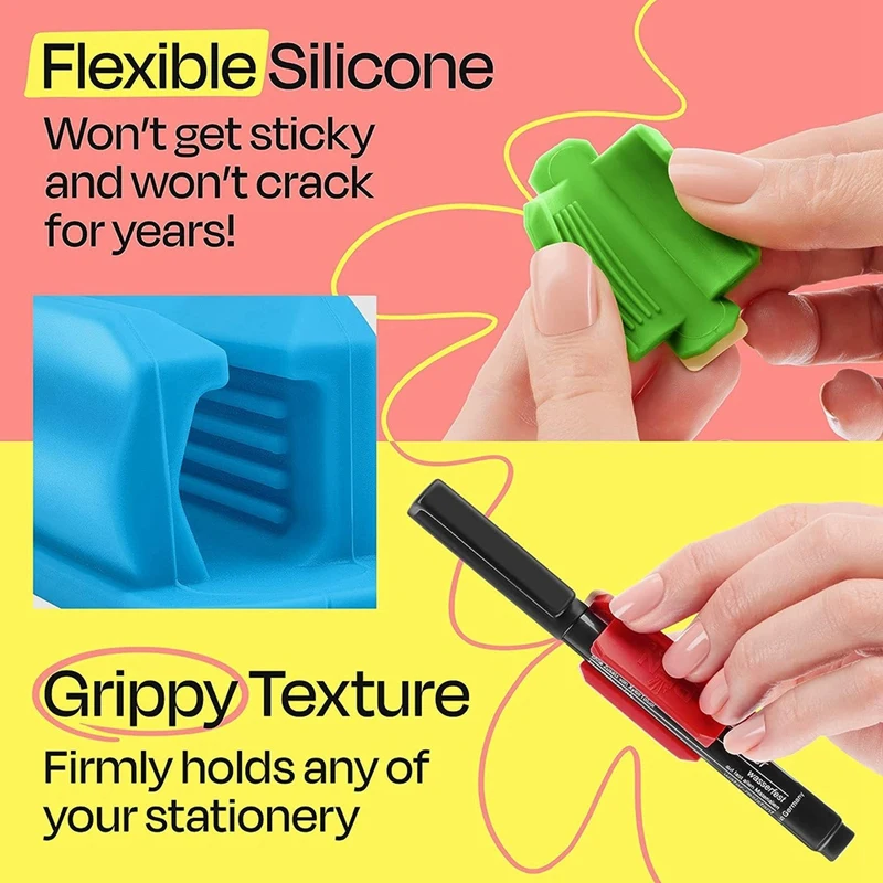Pen Holder Set Of 20 Adhesive Silicone Pen Holder For Desk And Other Surfaces