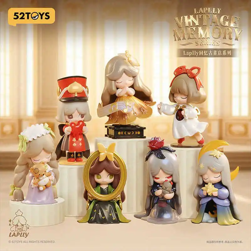 

Original 52TOYS BLIND BOX Laplly Vintage Memory Series, Mystery Box, Collectible Model Toy Desktop Decoration in stock
