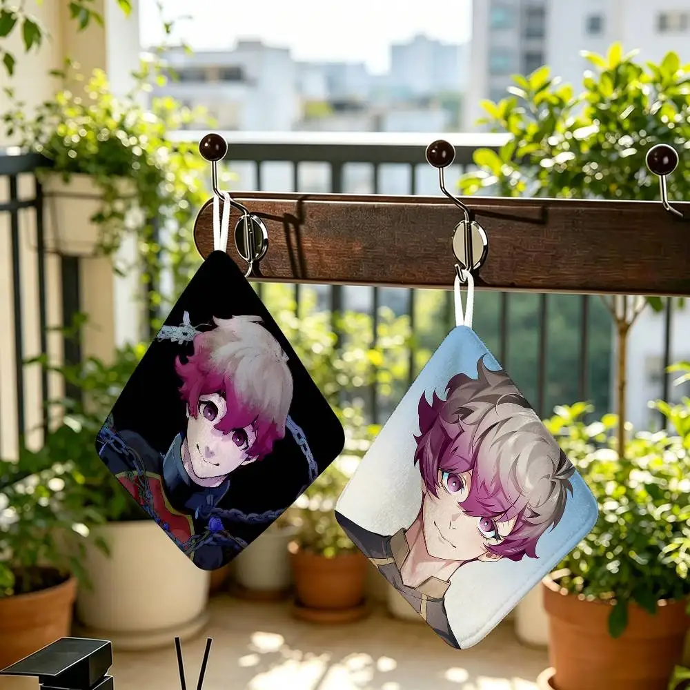 Anime Characters Alexis Ness  Household Hanging Towel Polyester Cotton Hand Wiping Towel Sturdy For Bathroom Bedroom