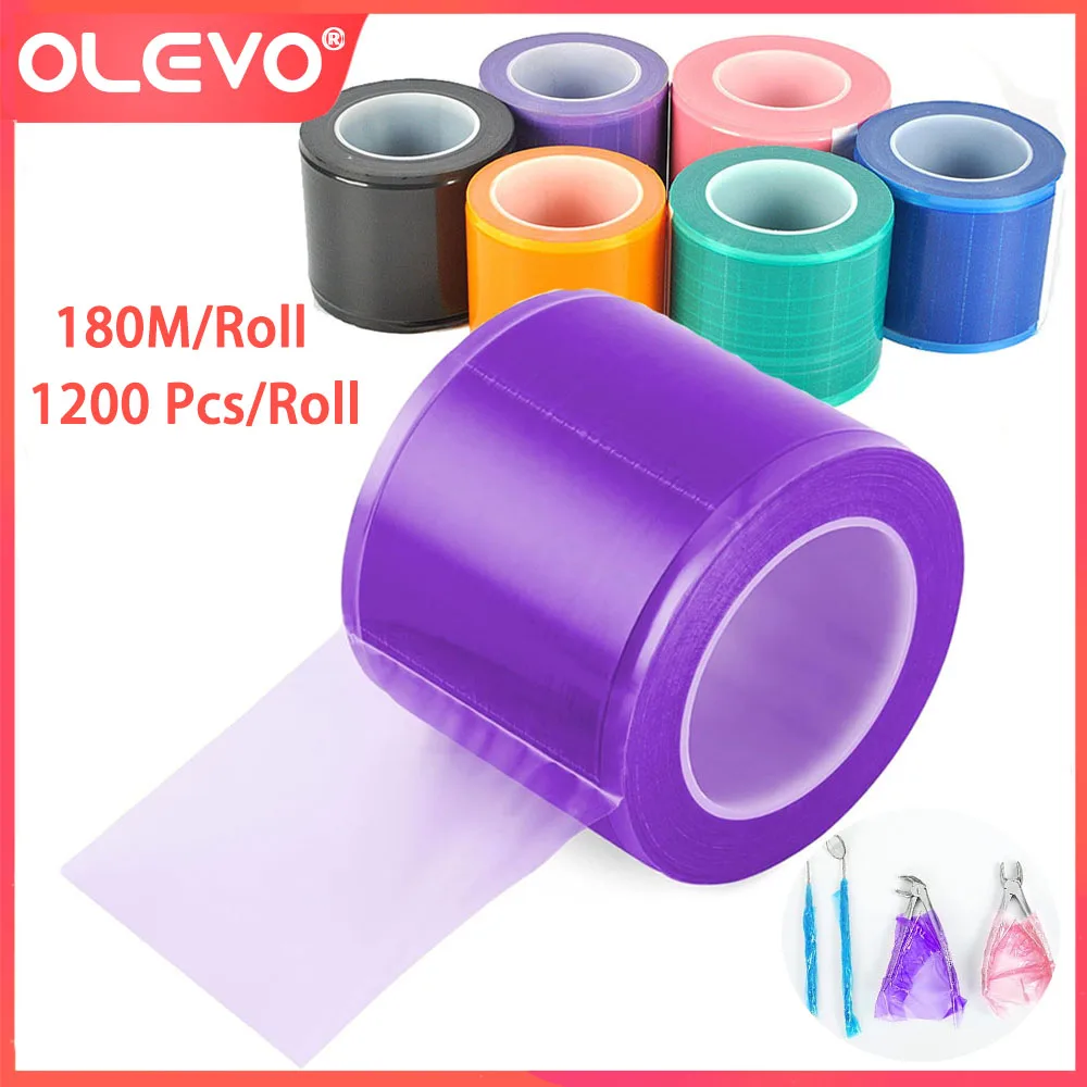 

OLEVO 1200 Pcs/Roll Dental Protective Barrier Film Tape Disposable Isolation Membrane Release Film Plastic Odontología Materials