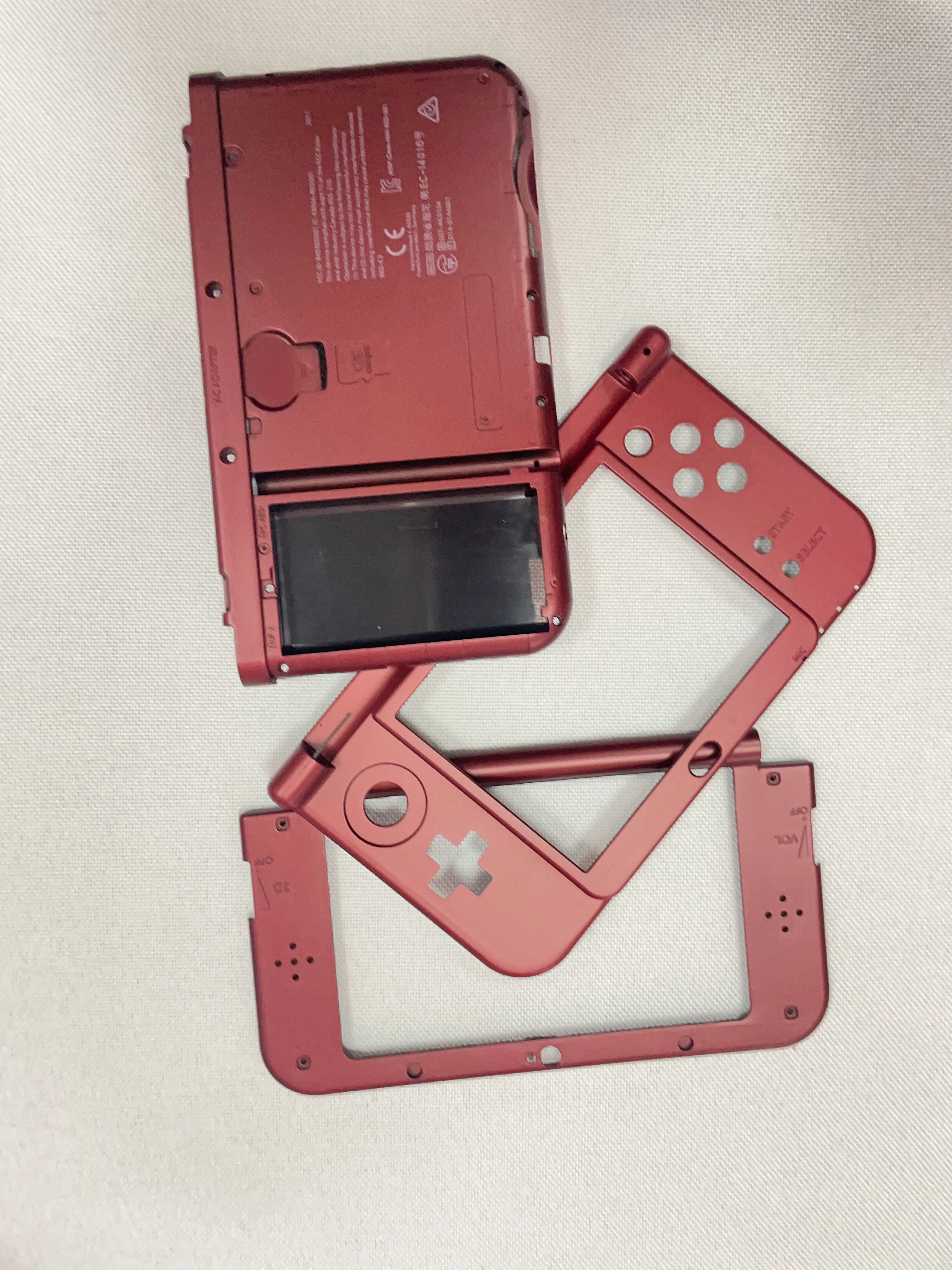 Replacement Case For NEW 3DS L Housing Shell Kit Top And Middle