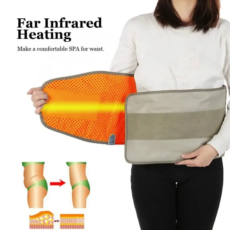 

Hot Compress Far Infrared Heating Slimming Belt Vibrating Massager Fitness Device Lose Weight Belt Health Care