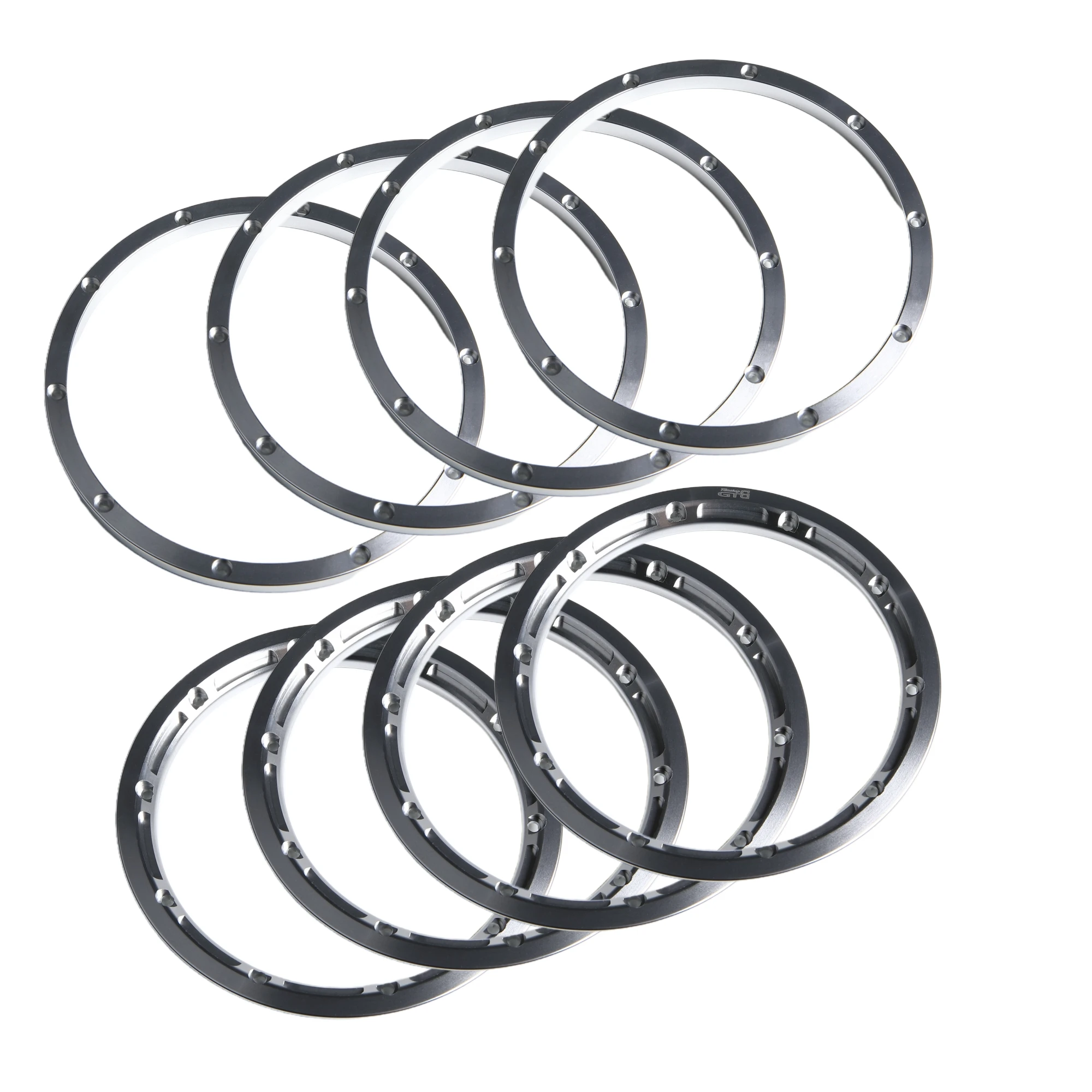 GTBracing Aluminum Metal Wheel Rim Beadlock Pressing Rings for 1/5 RC Car HPI Baja 5B SS 5SC (8pcs/Set)