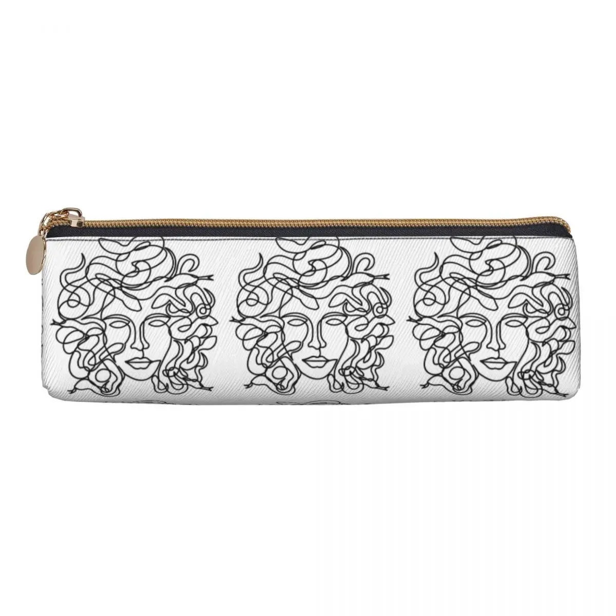 

Ancient Greece Medusa Gorgon Vintage Style Pencil Cases Pencil Pouch Storage Stationery Supplies Pen Box Pencil Bag for Boy Girl