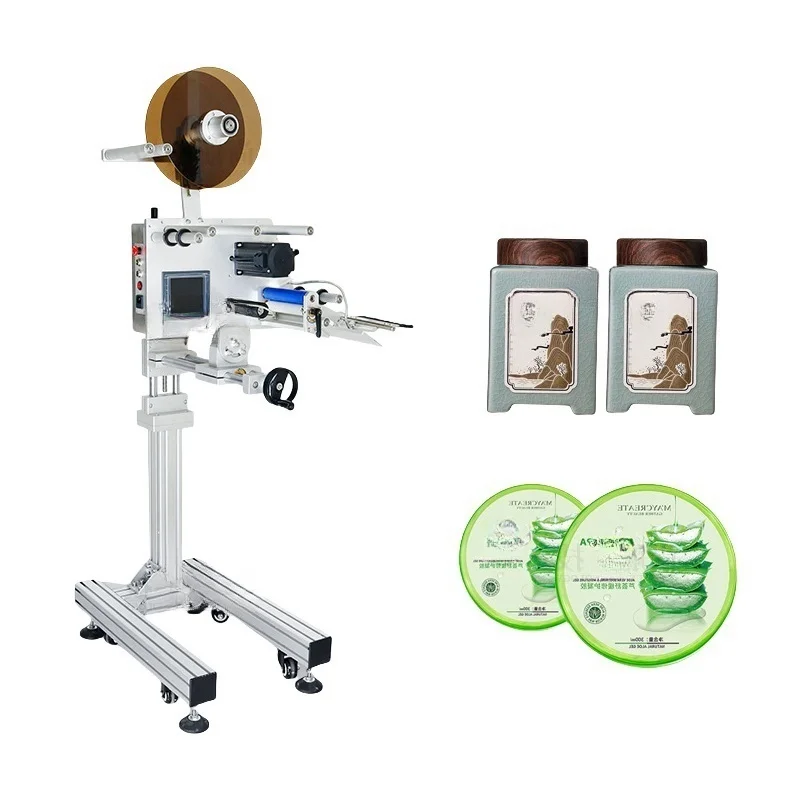 Electric Automatic Flat Surface Bag Labeling Machine Date Price Code For Food Packaging New Used Condition