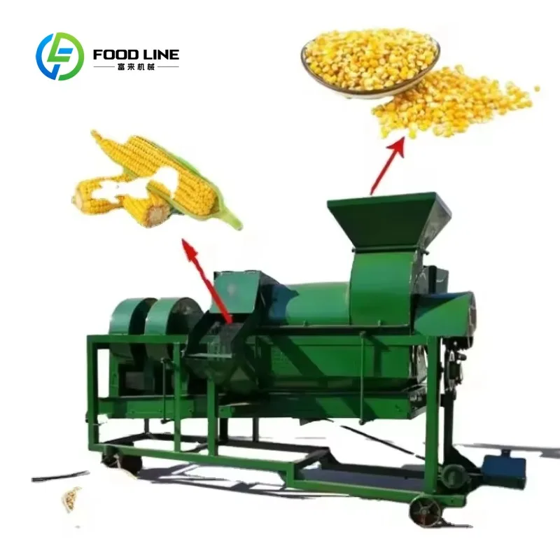 Multifunction Shelling Machine Rice and Beans Maize Corn Sheller with diesel Engine Corn Thresher Desgranadora De Maiz