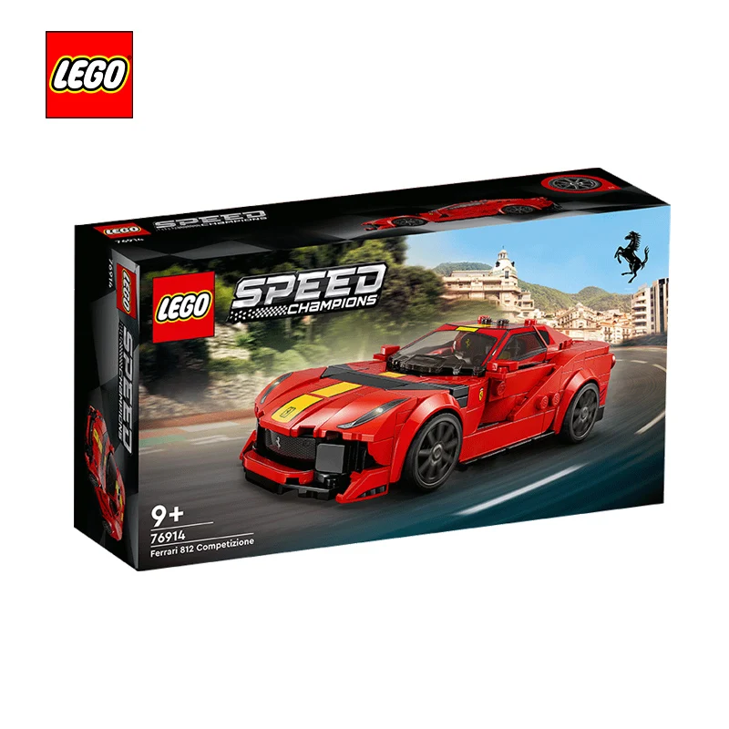 

LEGO Building Blocks Super Racing 76914 Ferrari 812 Competitzione Children's Assembly Toy
