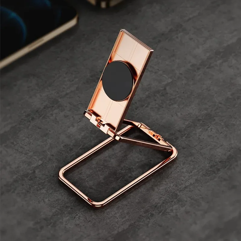 Telefon Ring halter für iPhone Pro Xiaomi Finger Kicks tand Grad Drehung Metall Handy Ring Griff faltbarer Handy Ständer – Detail 4