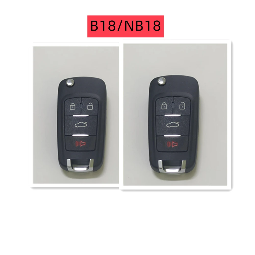 

2 шт./лот KEYDIY B18 NB18 дистанционный ключ от автомобиля 4 кнопки для Buick KD900/KD-MAX/KD-X2 программатор ключей KD MINI B серии пульт дистанционного управления