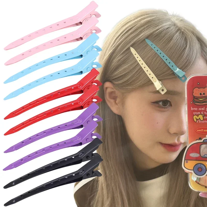 Colorful Metal Hair Clips For Styling Sectioning Professional Salon Hairpin Clamps Hair Root Fluffy Tools Hair Accessories