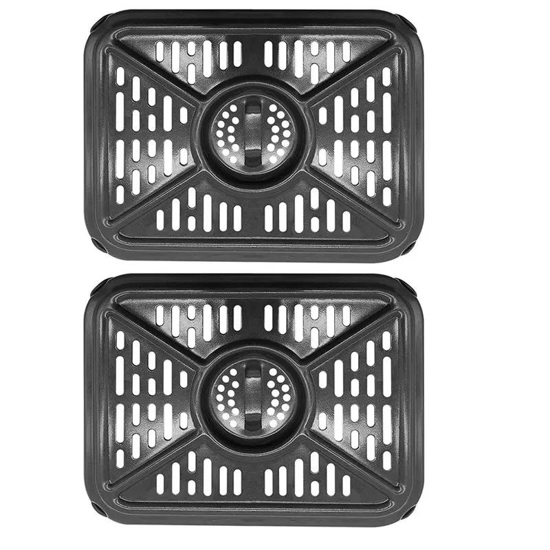 

ELEG-For Ninja Foodi DZ40 Compatible Air Fryer Grilling Accessories- Replacement Crisper Plate Trays Pan