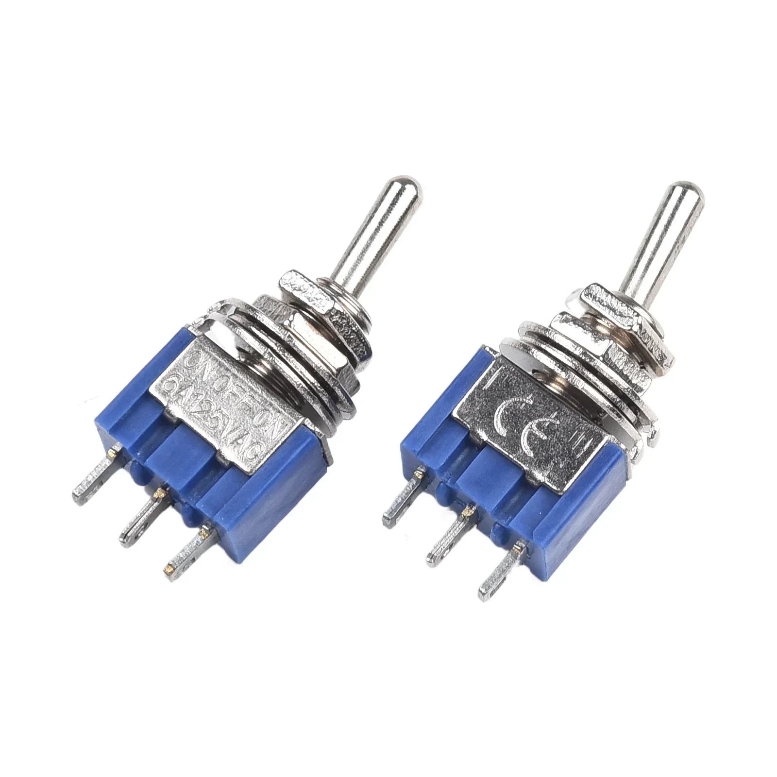 MTS-103 TS-103 Toggle Switch 1000MΩ 2pcs 50Hz 50x30x10mm 6mm Hole AC1500V Efficient Part Plastic Shell Reliable