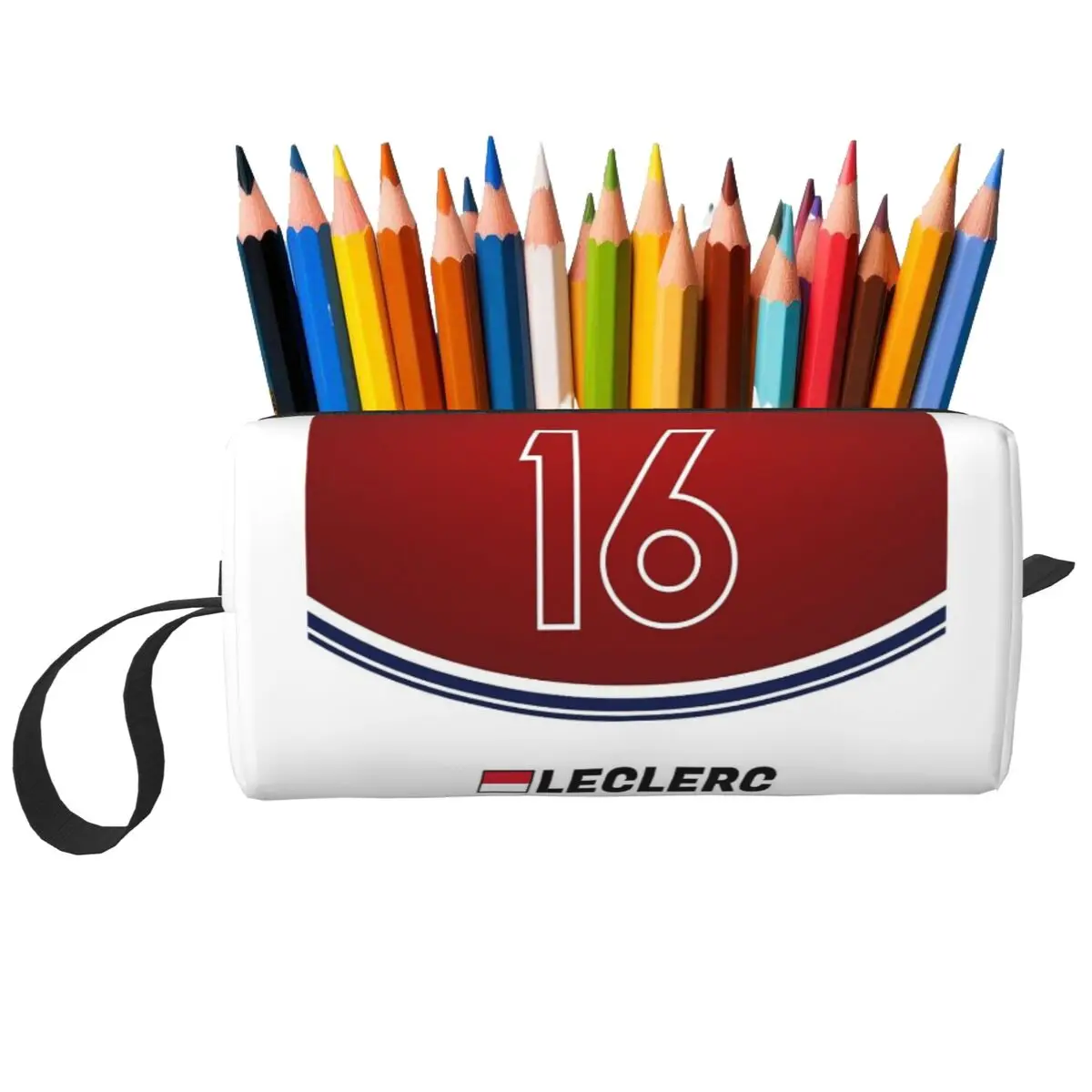 

F1 2018 - #16 Leclerc Pencil Case for Studen School Pen Box Pencil Bag Stationery Supplies Women Cosmetic Bag Organizer Pouch