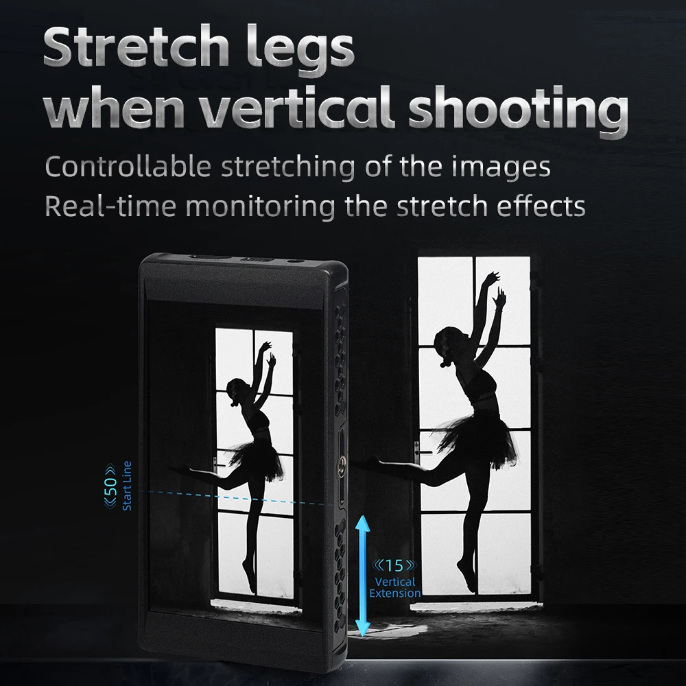 포트키스 PT6 5.2인치 모니터 터치스크린 3D LUT 600니트 1080P 4K 디스플레이 필드 모니터 라이브 스트리밍용