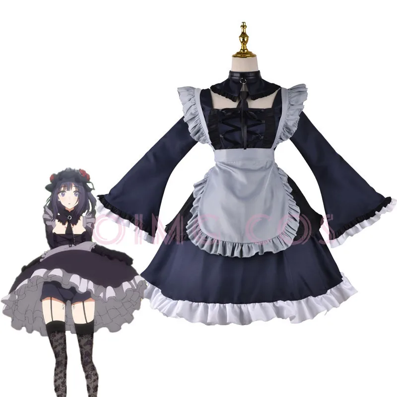 Maid Suit Kuroe Shizuku Kitagawa Marin Cosplay Costumes  Girls Dress Clothes My Dress-Up Darling Halloween Party Anime Costume