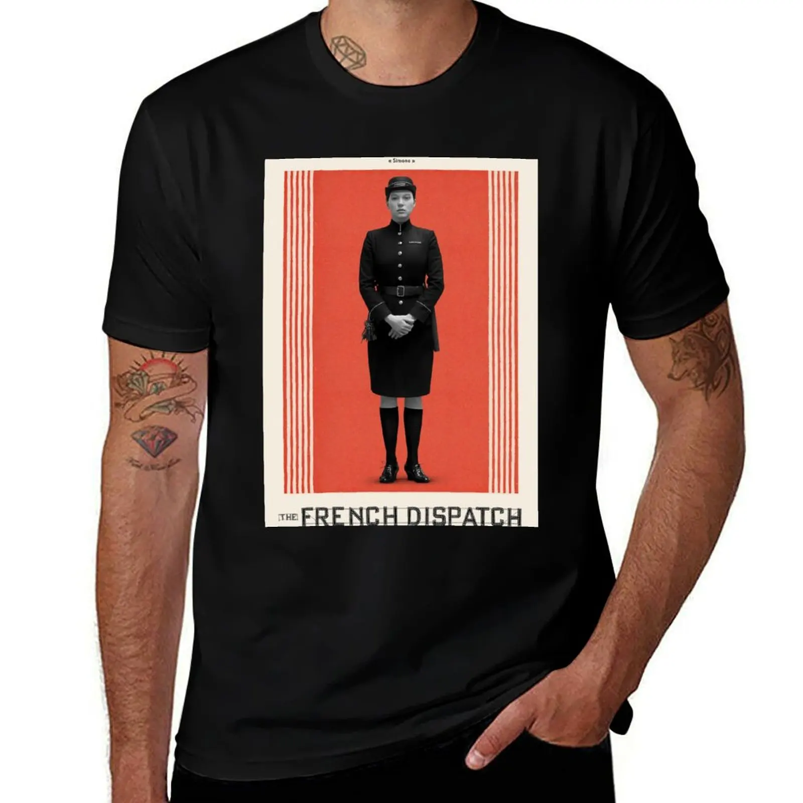 

The French Dispatch Lea Seydoux T-Shirt man t shirt heavy cotton t shirt for man 100 percent cotton T-Shirt