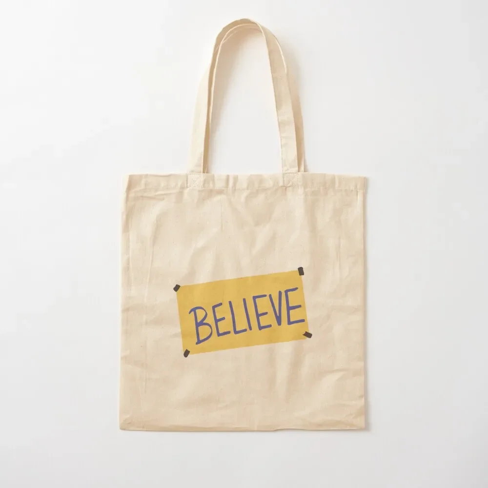 believer-tedlasso Tote Bag free delivery bags hand bag ladies Tote Bag