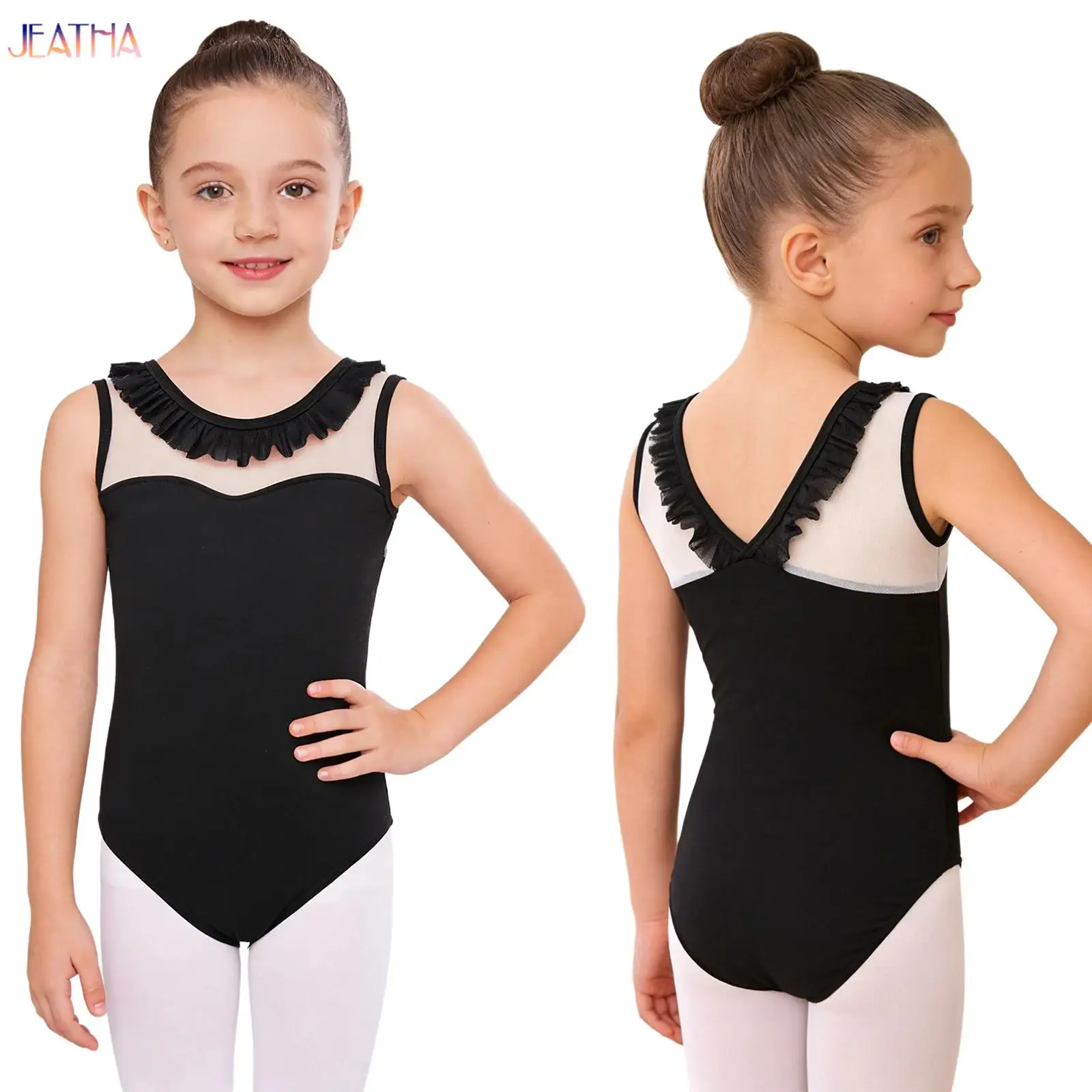 

Girls Ballet Leotards Tutu Dress Ballet Bodysuit For Kids Children Dance Gymnastics Dancewear Ballerina Performance Clothes