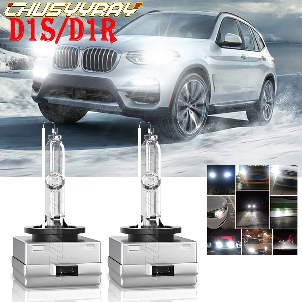 

CHUSYYRAY Car lights Compatible For 2008 2009-2013 2014 BMW X6 D1S/D1R/D1C HID Xenon Headlight Low beam Bulbs Car accsesories