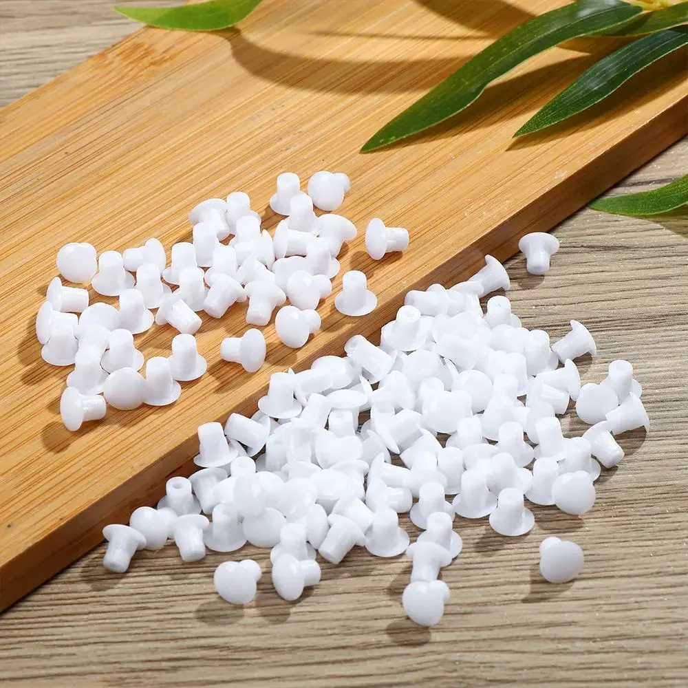 

100Pcs Furniture Hole Covers Decor Plastic 5mm Diameter Screw Cap Cabinet Drill Hole Dust Plug Grommet Hardware Fitting