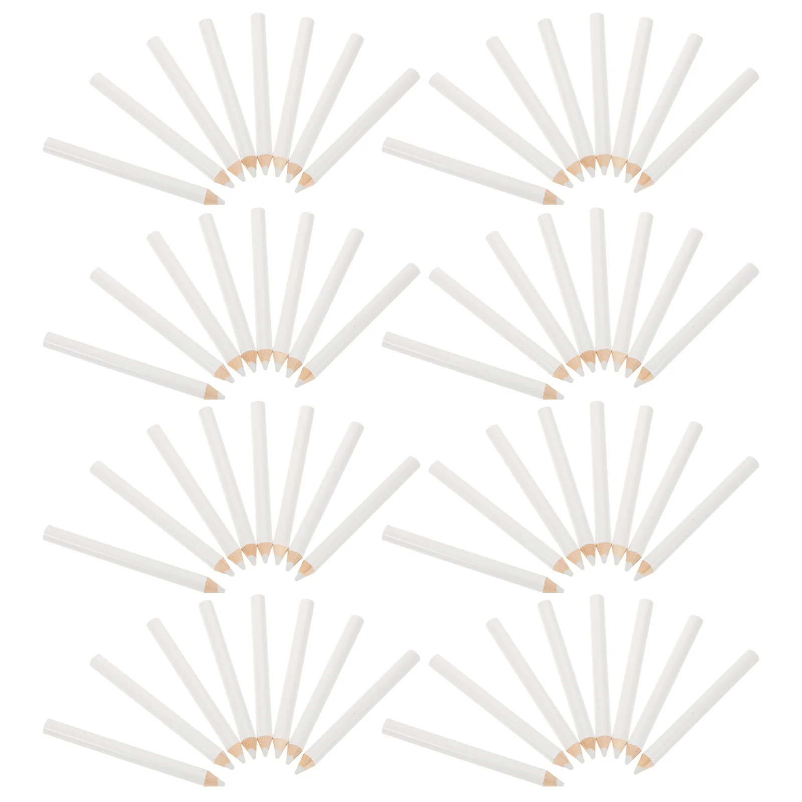 50 Stuks Strass Picker Pennen Zelfklevende Wax Tip Voor Nauwkeurige Nail Art Puntjes Witte Stof Markering Potlood Diy Craft tool