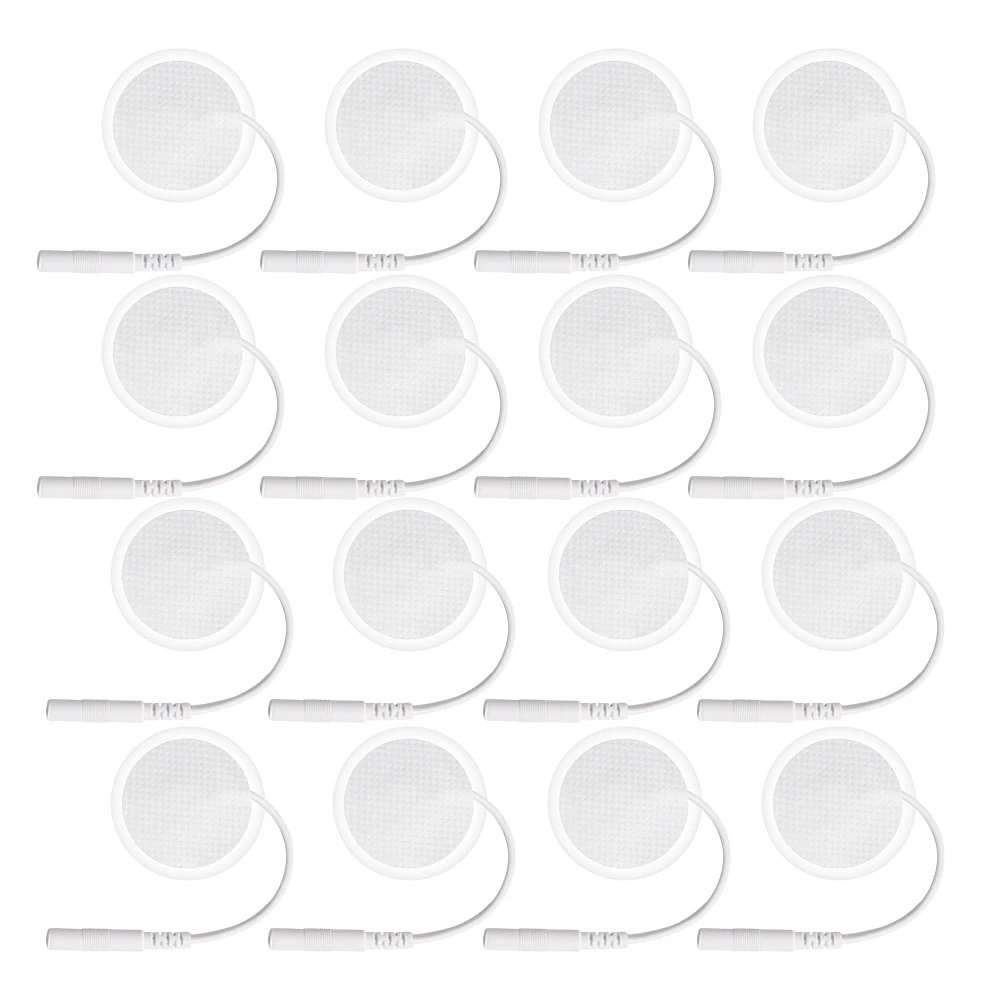 50/100Pcs 3CM round Electrode Pads Self Adhesive Silicone Gel for Electric TENS Acupuncture Digital Therapy Machine EMS Sticker
