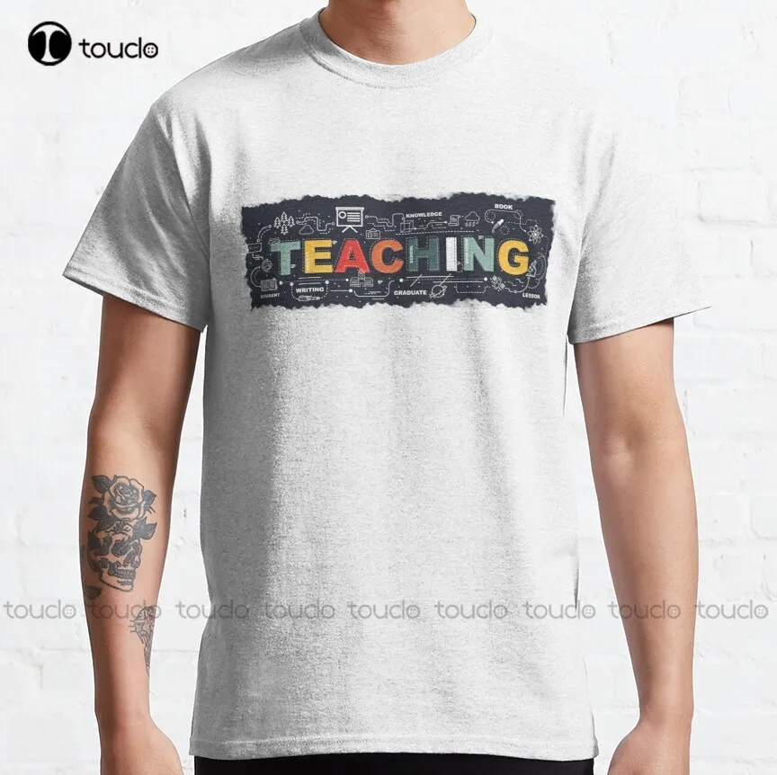 Teaching Is A Team Sport Classic T-Shirt Funny Shirts Fashion Creative Leisure Funny Harajuku T Shirt Christmas Gift Xs-5Xl New