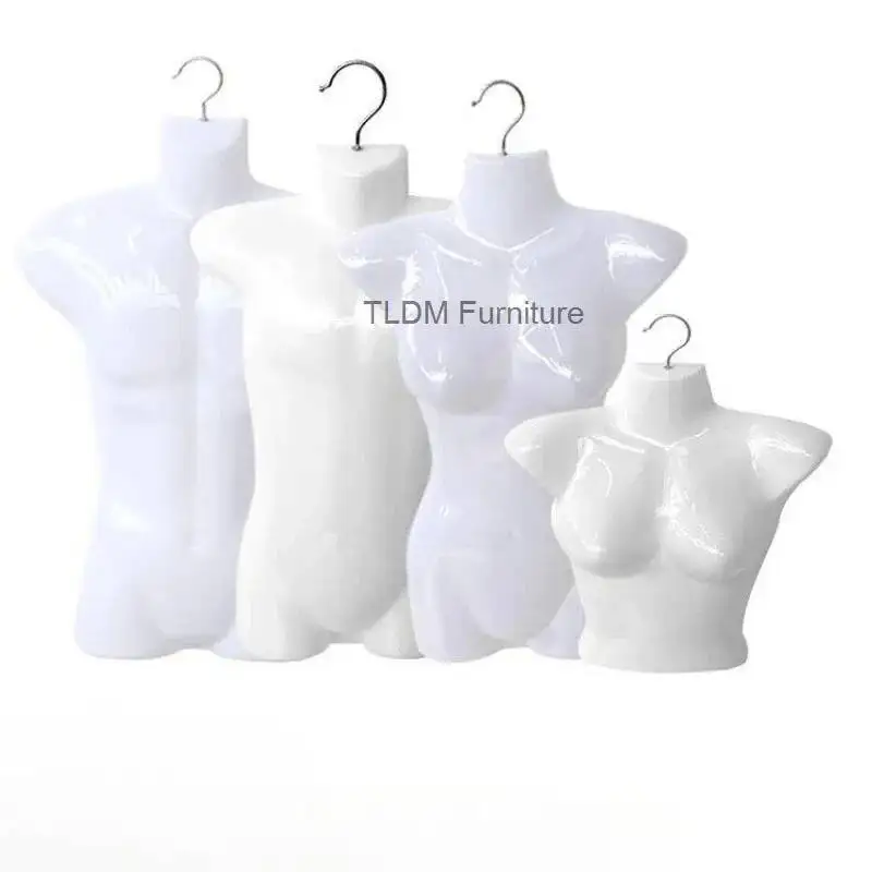 

Modern Half-body Plastic Mannequin for Clothing Store Hot Spring Swimwear Unisex Chest Piece Dummy Garment Sewing Supplies FYMQ