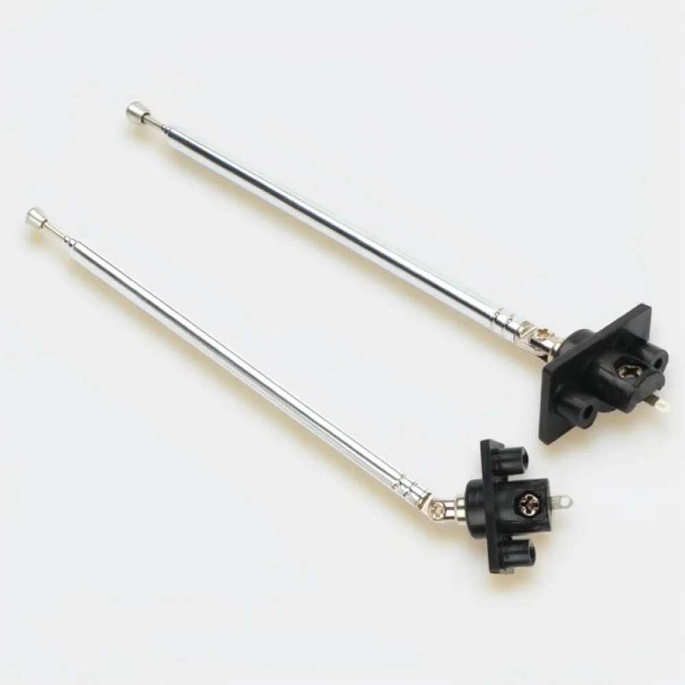 Adjustable Telescopic Rod Antenna For For Saibang FM Radio Receiver Universal Swivel Aerial Wireless Alarm Signal Part