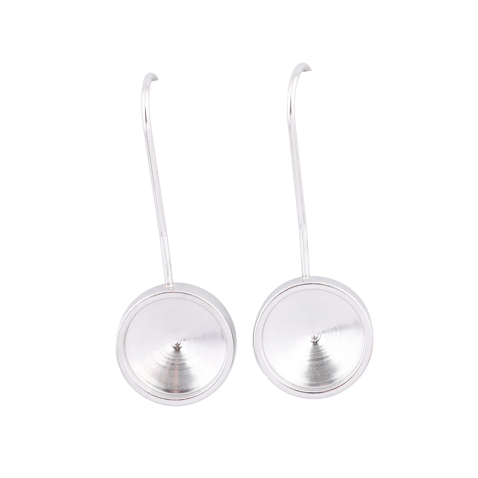 

10pcs Stainless Steel Earring Base Blanks For 10mm Pointback Stones Diy Bezel Settings For Jewelry Making