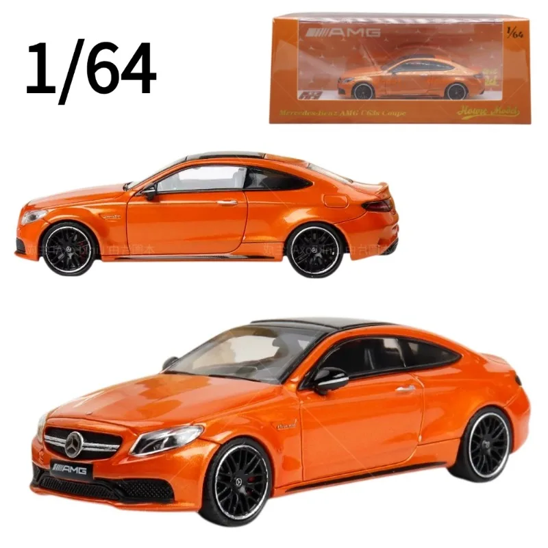Howie Model Diecast 1:64 Scale C63s AMG W205 Car Model Alloy Mercedes‑Benz Play Vehicles Collectible Model Cars Toys for Boys view 2