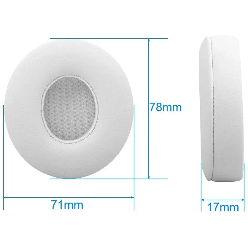 

Beats Solo Replacement Ear Pads Replacement Ear Cushions Kit Memory Foam Earpads Cover For Solo 2.0/3.0 Wireless Headphone.