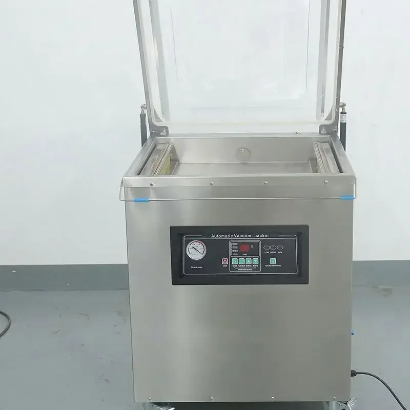 Manufacturer High-capacity Single Chamber Meat Fish Chicken Cooked Fruit Industrial Big Size Vacuum Packaging Machine