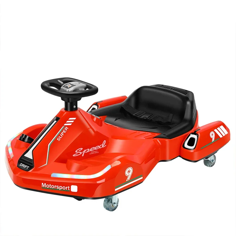 New Arrival Red Electric car Go Kart Prices For Kids cheap go-cart ride on car for sale