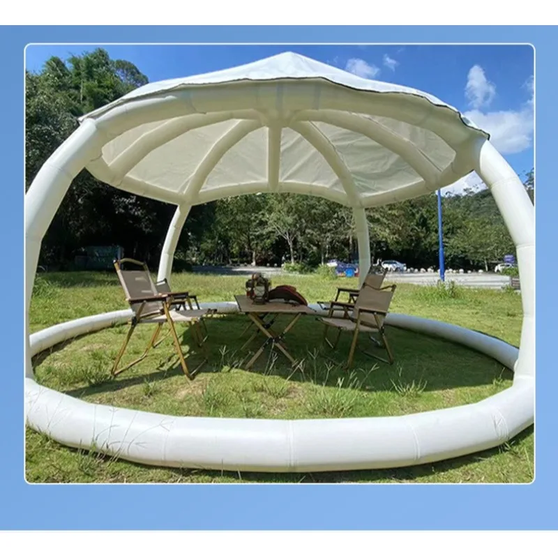 Outdoor convenient inflatable pavilion, round pavilion, villa garden landscape pavilion