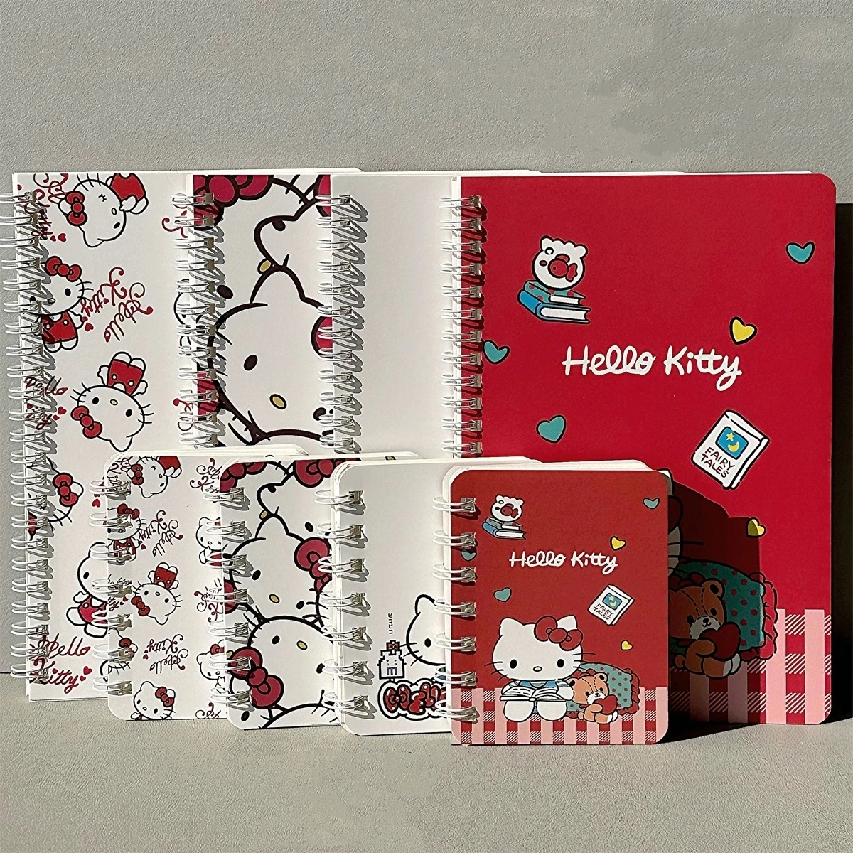 دفتر صغير A7 لفائف مرحبا كيتي دفتر 1/4 قطعة/المجموعة مذكرات رسم كتاب اللوازم المدرسية القرطاسية يخدش مذكرات #3